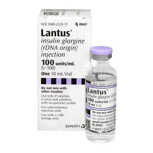 Lantus vial insulin glargine