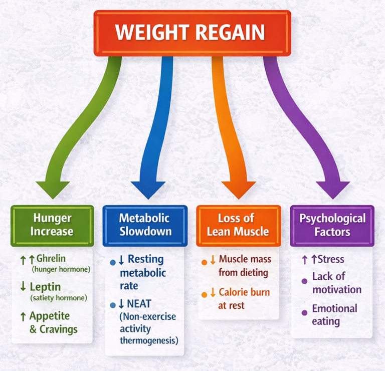 Weight regain diagram